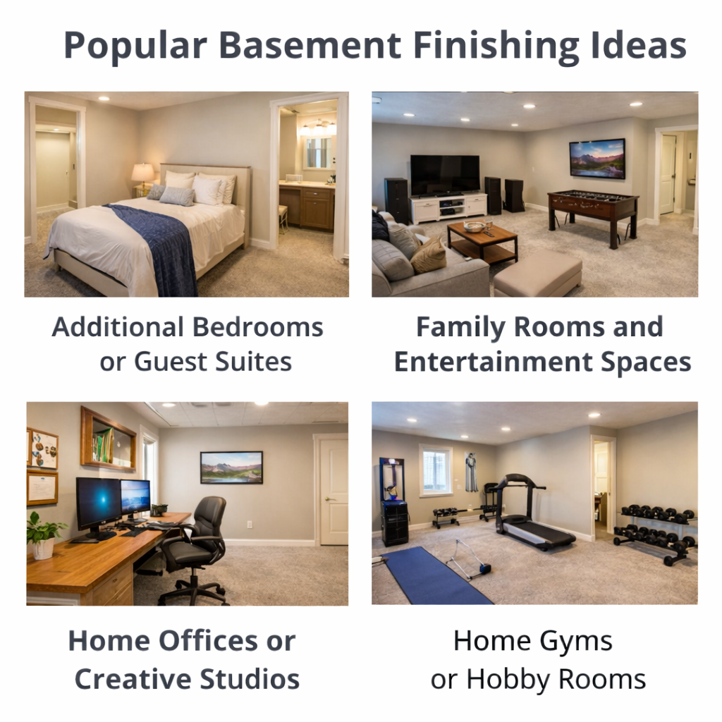 basement finishing ideas