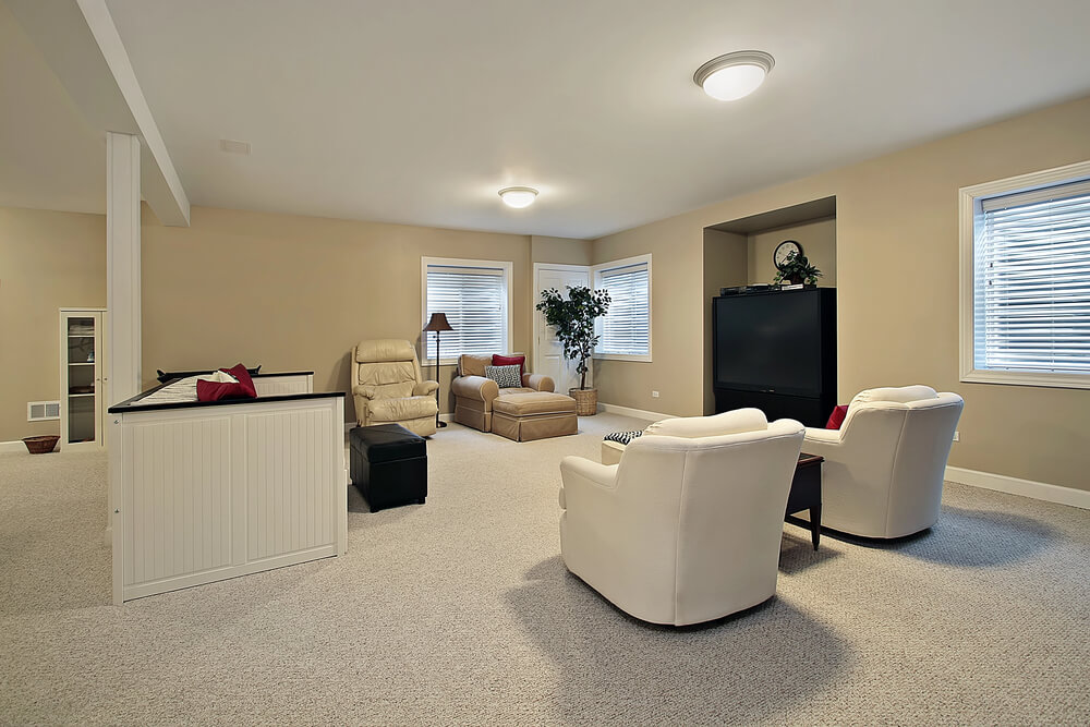 Basement finishing in Pleasant View can add value to a home as well as extra usable space.